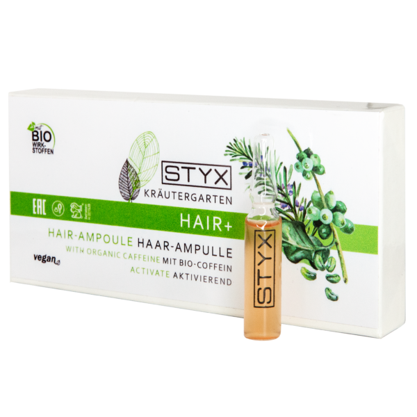 STYX Ампулы для волос с био-кофеином, 10 шт по 2 мл